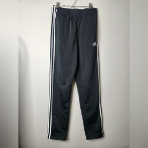 Adidas Three Stripe Boys Gray Sweatpants Size Large